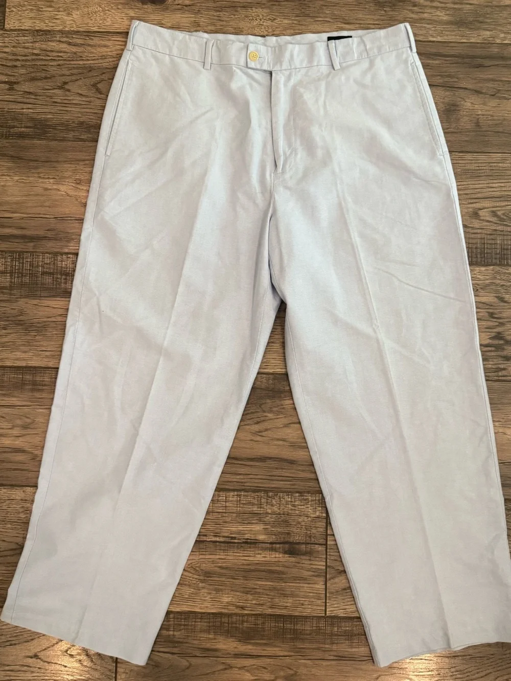 IZOD Men's Size 38 Light Blue 100% Cotton Chino Pants